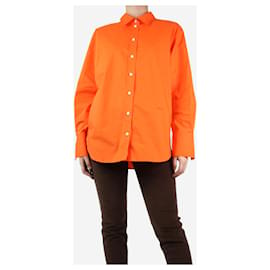 Frame Denim-Oranges Baumwollhemd - Größe S-Orange