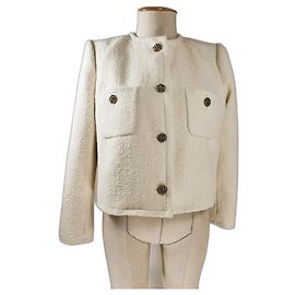 Ba&Sh Giacca Meredith Lady Tweed Ecru Altro