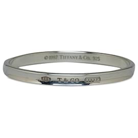 Tiffany & Co-Tiffany Silver 1837 pulseira estreita-Prata
