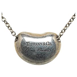 Tiffany & Co-Collana con pendente a fagiolo in argento Tiffany-Argento