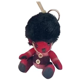 Burberry-Urso de pelúcia-Vermelho,Avelã