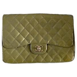 Chanel-Handbags-Khaki