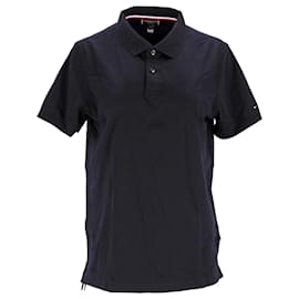 Tommy Hilfiger-Slim Fit-Poloshirt aus Pima-Baumwolle für Herren-Marineblau