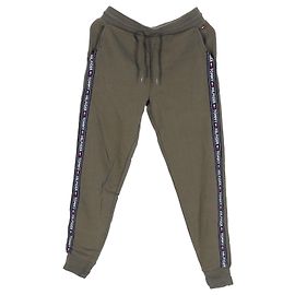 Tommy Hilfiger Calça masculina de corrida Hwk Verde Verde oliva