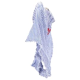 Tommy Hilfiger-Womens Stripe Cotton Shorts-Blue