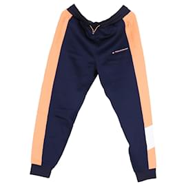 Tommy Hilfiger-Pantalon de jogging à blocs de couleurs pour hommes-Bleu Marine