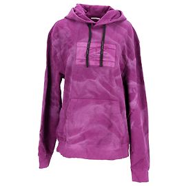 Tommy Hilfiger Mens Lewis Hamilton Garment tingido com capuz Roxo