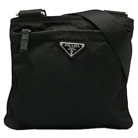 Prada-Prada Tessuto Crossbody Bag Canvas Crossbody Bag in Good condition-Other