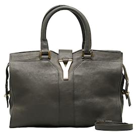Yves Saint Laurent-Cabas Chyc Leather Satchel-Other