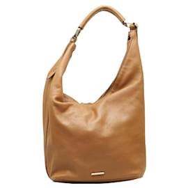 Autre Marque-Leather Hobo Bag 14288-Other