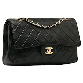 Chanel-Bolsa com aba média clássica forrada-Outro