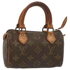 Louis Vuitton-LOUIS VUITTON Monogram Mini Speedy Hand Bag M41534 LV Auth ki4163-Monogram