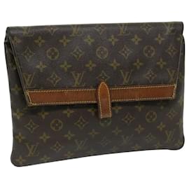 Louis Vuitton-LOUIS VUITTON Monogram Pochette Priant Clutch Bag M51805 LV Auth yk10894-Monogram