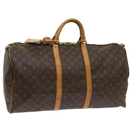 Louis Vuitton-Louis Vuitton-Monogramm Keepall 55 Boston Bag M.41424 LV Auth bs11751-Monogramm