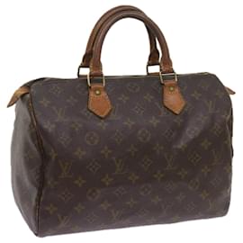 Louis Vuitton-Louis Vuitton Monogram Speedy 30 Hand Bag M41526 LV Auth yk10899-Monogram