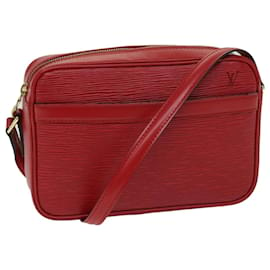 Louis Vuitton-LOUIS VUITTON Epi Trocadero 23 Shoulder Bag Red M52307 LV Auth 67238-Red