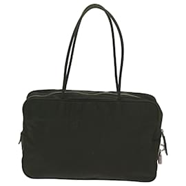 Prada-PRADA Shoulder Bag Nylon Khaki Auth fm3219-Khaki