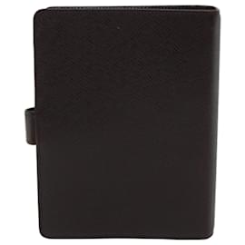 Louis Vuitton-LOUIS VUITTON Taiga Leather Agenda MM Day Planner Cover Acajou R20416 auth 67162-Other