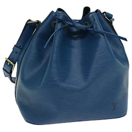 Louis Vuitton-Bolsa de ombro LOUIS VUITTON Epi Petit Noe azul M44105 LV Auth fm3234-Azul
