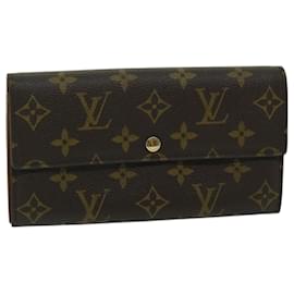 Louis Vuitton-LOUIS VUITTON Pochette con monogramma Porte Monnaie Credit Wallet M61725 Auth yk10884-Monogramma