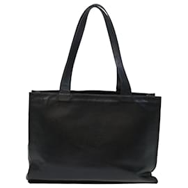 Chanel-CHANEL Tote Bag Caviar Skin Black CC Auth bs12443-Black