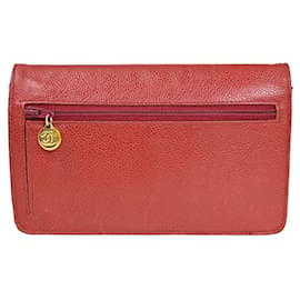 Chanel-Chanel Wallet an der Kette-Rot