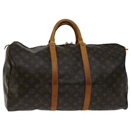 Louis Vuitton-Louis Vuitton-Monogramm Keepall 50 Boston Bag M.41426 LV Auth tb842-Monogramm
