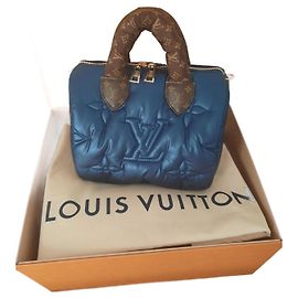 Louis Vuitton Speedy bandoulière 25 Pillow Econyl Navy Blu navy