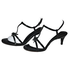 Sandalias Tod's de charol negro Negro
