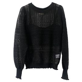 Haut en maille Miley noir Petite Mendigote Noir