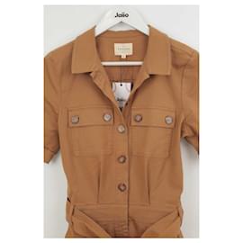 SéZane-Cotton jumpsuit-Brown
