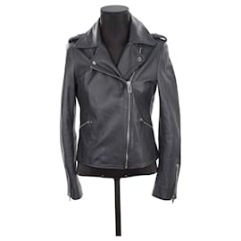 Claudie Pierlot-Leather jacket-Black