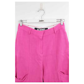 Jacquemus-Wide cotton pants-Pink