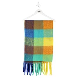 Acne-bufanda de lana-Multicolor