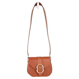 SéZane-This shoulder bag features a leather body-Brown