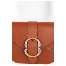 SéZane-This shoulder bag features a leather body-Brown