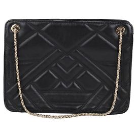 SéZane Bolsa De Ombro De Couro Preto