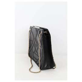 SéZane-Leather shoulder bag-Black