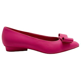 Autre Marque-Salvatore Ferragamo Zapatos planos Viva rosa intenso-Rosa