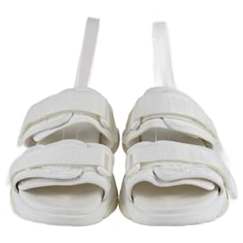 Christian Dior-Dior White D Wander Slide Sandals-White