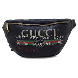 Gucci-Sac banane noir à logo Gucci Coco Capitan-Noir