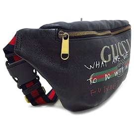 Gucci-Black Gucci Coco Capitan Logo Belt Bag-Black