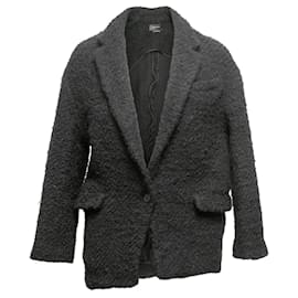 Isabel Marant-Black Isabel Marant Boucle Wool Blazer Size FR 38-Black
