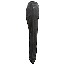Totême-Jeans de perna larga Toteme preto tamanho EUA 29-Preto