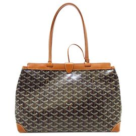 Bolsa Tote Goyard Goyardine Bellechasse PM Marrom Marrom