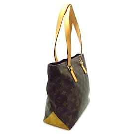 Louis Vuitton-Bolsa Louis Vuitton Monograma Cabas Piano Marrom-Marrom