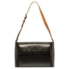Louis Vuitton-Gray Louis Vuitton Monogram Mat Alston Shoulder Bag-Other