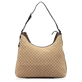 Gucci-Beige Gucci Diamante Charmy Shoulder Bag-Beige
