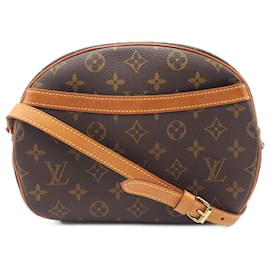 Louis Vuitton-Brown Louis Vuitton Monogram Blois Crossbody Bag-Brown
