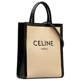 Céline-Beige Celine mittelgroße, vertikale Cabas-Umhängetasche-Beige